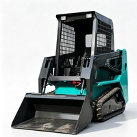 Mini-chargeuse compacte portative sur chenilles, excavatrice compacte, machine de construction, équipement de location, outil de travail au sol
