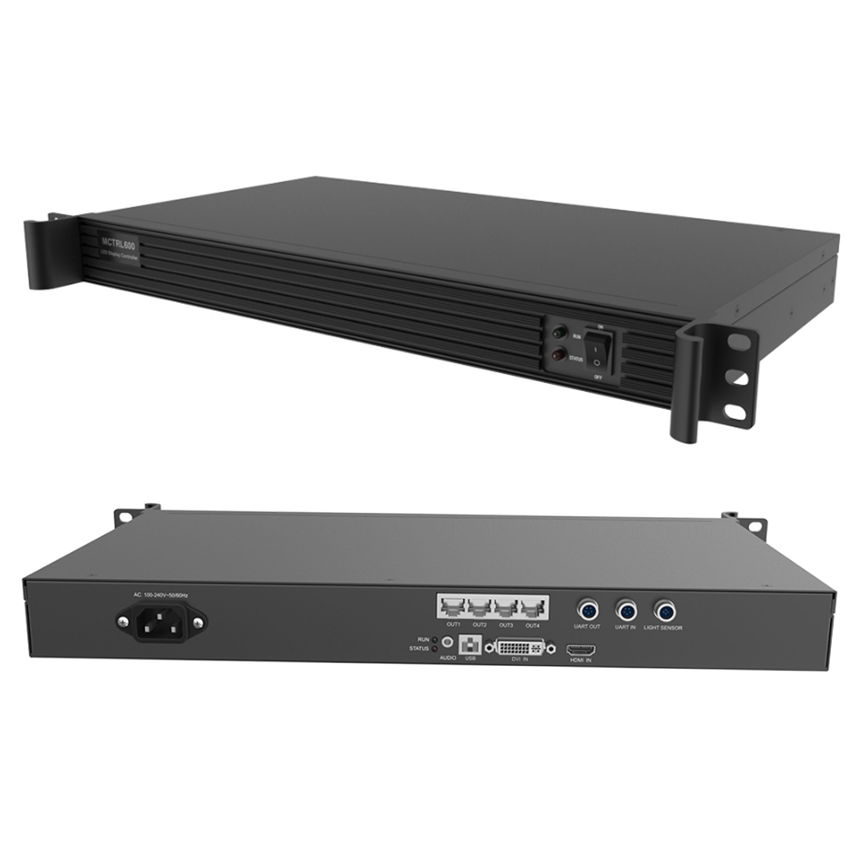 Muen MCTRL600 MSD600 Controller processore Video wall scheda di invio 4 porte di rete con display a LED da 2.3 milioni di pixel nuovo 2020vid