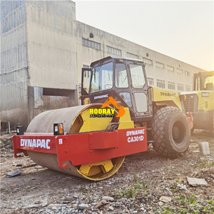 Rodillo compactador vibratorio de tambor liso Dynapac CA30D CA301D CA25D CA301 usado de 12 toneladas para construcción, componente principal del motor - Product Image 5