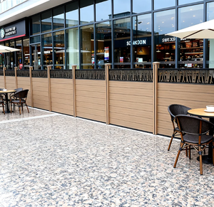 Recinzione WPC <span class=keywords><strong>in</strong></span> <span class=keywords><strong>Legno</strong></span> Resistente all'Usura <span class=keywords><strong>e</strong></span> Impermeabile, Pali <span class=keywords><strong>in</strong></span> Lega di Alluminio, Recinzione WPC per Privacy di Piscine <span class=keywords><strong>e</strong></span> Giardini - Product Image 6