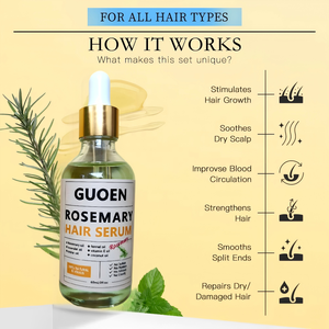 Huile de croissance capillaire biologique végane à la kératine, au collagène, à l'huile d'argan, de jojoba et de romarin, soin capillaire naturel unisexe pour le traitement du cuir chevelu - Product Image 6