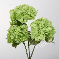 Bouquet de mariée en hortensias artificiels effet naturel, 176 pièces en gel souple, grandes fleurs en soie pour mariage