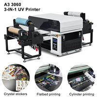 Imprimante UV DTF Andemes 3060 à double tête XP600 pour petites entreprises, impression personnalisée UV DTF