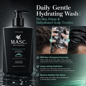 Natural Hair Clean Moisturizing Wash <strong>Shampoo</strong> Sulfate Free Daily Repair <strong>Premium</strong> Men 's Grooming for Dry Damaged Custom Logo - Product Image 2