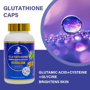 スキンブライトニングサプリメント60ベジタリアンビタミンEコラーゲンGlutaブースト肌弾力性カプセル - Product Image 3