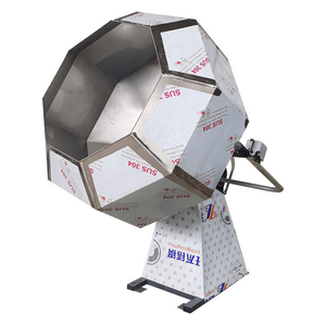 Machine de revêtement aromatisant pour chips de maïs soufflé en forme de tambour octogonal, machine de mélange d'assaisonnement pour aliments en collation, machine de fabrication de chips de pommes de terre, fourni par l'usine - Product Image 1