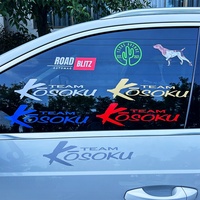 Autocollants pour vitres de voiture résistants aux UV, découpés sur mesure, en vinyle imperméable, impressions de logos de marque en gros pour accessoires extérieurs de fourgonnettes et SUV