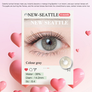 <span class=keywords><strong>Lentilles</strong></span> <span class=keywords><strong>de</strong></span> <span class=keywords><strong>contact</strong></span> colorées SEATTLE Radiant 14,5 mm 40 % d'eau jetables <span class=keywords><strong>annuelles</strong></span> CE ISO13485 pour des yeux magnifiques - Product Image 6