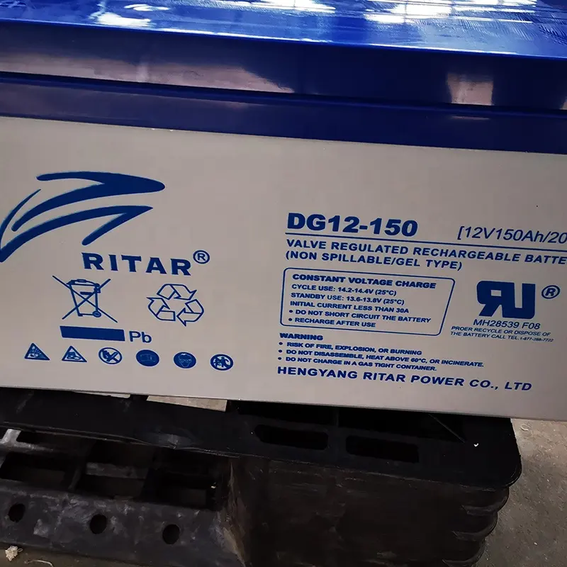 Ritar 12V 250AH batteria solare 12V 100AH batterie a ciclo profondo 12V 200AH batteria al GEL 200ah