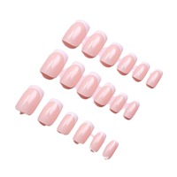Ongles à presser de qualité supérieure, les plus populaires, 240 pièces, ongles artificiels ronds, vente en gros de capsules d'ongles à presser