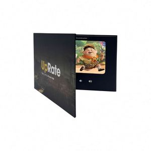 Tùy chỉnh 5 inch 7 inch màn hình <span class=keywords><strong>LCD</strong></span> hiển thị bìa cứng <span class=keywords><strong>video</strong></span> Brochure trong cuốn sách phong cách trang - Product Image 2