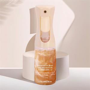 MLM Body Mist Sunscreen SPF 42 Glow Sprayer Lozione Solare Idratante con Olio Illuminante per il Corpo, Aroma e Fragranza - Product Image 1