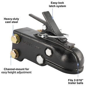 Kapasitas berat 15000lbs bagian otomatis Adjustable a-frame Trailer <span class=keywords><strong>Coupler</strong></span> dengan 2-5/16 "Ball Hitch - Product Image 4