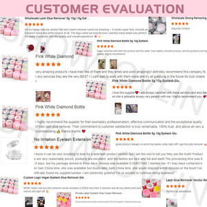 Gel crème démaquillant pour cils vegan avec logo personnalisé, démaquillant pour extensions de cils sans irritation, démaquillant pour colle à cils - Product Image 6