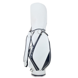 NUEVA Bolsa <span class=keywords><strong>de</strong></span> <span class=keywords><strong>Golf</strong></span> Portátil <span class=keywords><strong>de</strong></span> Paja y Cuero KJ 2027, Ligera, con Cierre <span class=keywords><strong>de</strong></span> Cremallera, No Impermeable, Personalizable - Product Image 2