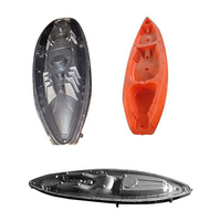 Kayaks rotomoulé polyéthylène plastique bateau de pêche moule skiff pêche canoë/kayak avec moteur jet boat moule