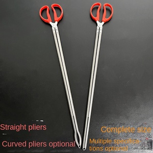 Pinza para Cangrejos, Alicates para Peces, Pinza para Carpas, Acero Inoxidable, Duradera, Ecológica, para Uso en Arroyos, Color Rojo - Product Image 2