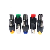 Conector de Altavoz Yuchen NL4FC YC-NL-4 de 4 Núcleos, Metálico, ABS, con Certificación CE ROHS, Cable para Sistema de Sonido Profesional