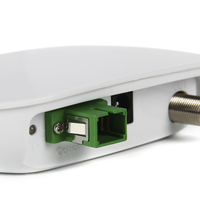 Nodo Óptico de Fibra FTTH para Interiores, Mini Nodo de 1550nm, Receptor de CATV con Filtro