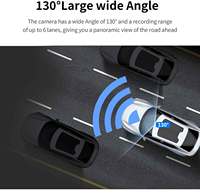 Mini enregistreur DVR de voiture HD 1080p à double objectif, caméra de tableau de bord avant et arrière monocanal, surveillance de stationnement 24h/24, 4G, garantie de 12 mois, boîte noire