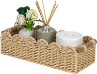 Panier de rangement en papier toilette salon maison décor confortable panier papier corde petits paniers pour étagère de rangement sur toilette