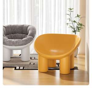 Nordic Indoor Living Room <b>Chair</b> - Minimalist Solid Wood Frame Accent <b>Chair</b> - Product Image 3