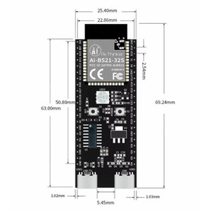 Ai-thinker บอร์ดพัฒนา BLE5.4 Ai-BS21-32S SLE1.0โมดูล starflash MCU - Product Image 2