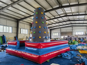 Château de sport gonflable extérieur impressionnant pour enfants et adultes mur d'escalade et plaisir de fitness gonflable - Product Image 5