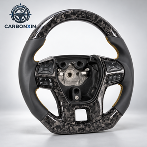 Volant en fibre de carbone forgé sur mesure pour Ford Ranger Next Gen Raptor Everest Bronco T7 Px3 T6 2022 2017 2024 2023 - Product Image 1