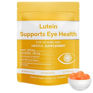 סוכריות גומי לוטאין חוצות גבולות, ויטמין ACE זאקסנטין, תוסף תזונה, 100 מיליליטר/בקבוק, שקית של 60 יחידות - Product Image 5