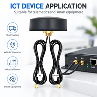 Antenne combinée 4G LTE GPS BeiDou à double sortie, montage à vis, antenne externe verticale pour terminal de suivi IoT et télématique de véhicule