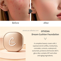 OTVENA Hydratant 24h Correcteur Couvrance Lisse Naturelle Fond de Teint Coussin Imperméable