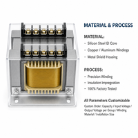 Transformateur de puissance monophasé industriel JBK6, enroulement en cuivre, conception compacte, transformateur personnalisable avec contrôle de fréquence et de tension