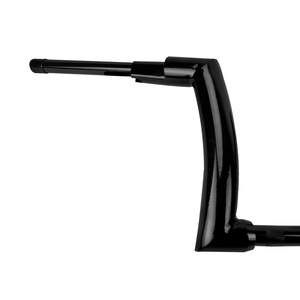 Guidons de Moto 12'' 14'' Noir Brillant en Fer pour <span class=keywords><strong>Harley</strong></span> Touring Softail Dyna <span class=keywords><strong>Breakout</strong></span> Low Rider Electra Glide CVO - Product Image 3
