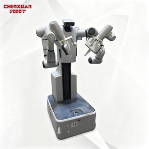 Robot collaboratif intelligent à double bras, robot de <span class=keywords><strong>service</strong></span> alimenté par l'IA, plateforme de manipulateur mobile, manutention logistique, moteur - Product Image 4