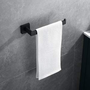 Alumínio Wall-Mounted Banheiro Acessórios Moda OEM Banho Toalheira Prateleira Titular Cabide à Venda - Product Image 2