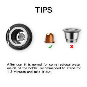 Cápsulas de Café Reutilizables de Plástico Fáciles de Limpiar, Adaptador Compatible con Máquinas <span class=keywords><strong>Dolce</strong></span> <span class=keywords><strong>Gusto</strong></span> para Cápsulas Nespresso - Product Image 4