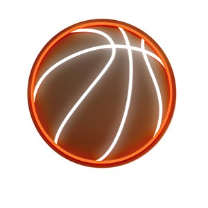 Personnages décoratifs lumineux de <span class=keywords><strong>basket</strong></span>-ball au néon à LED personnalisable Logo de voiture d'extérieur Signe de numéro de modèle Enseignes électroniques - Product Image 2