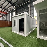 Maison conteneur détachable en gros, mini-cabane préfabriquée, maison mobile, bureau industriel en kit prêt à expédier