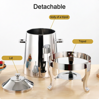 Équipement de buffet d'hôtel, distributeur de jus, machine à café, urne à café en acier inoxydable pour la restauration, urne à café à vendre