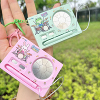 Porte-clés électronique créatif en plastique, style mignon et tendance, jouet musical cool, breloque pour sac à dos d'étudiant, motif griffe