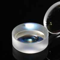 Lentille Doublet Convexe Achromatique Optique BK7 Personnalisable de 40mm, 50.8mm, 57mm de Diamètre, Prise en Charge OEM, Longueur d'Onde 635nm, Surface Lambda/4