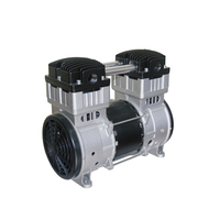 Compresseur d'air silencieux industriel portable 1HP/2HP 1100W/1200W/1550W/1600W Pompe à piston sans huile