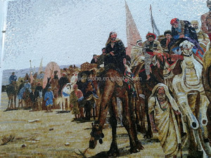 <span class=keywords><strong>Mosaico</strong></span> Artistico Murale Personalizzato in <span class=keywords><strong>Vetro</strong></span> da Foto - Guerrieri Mongoli - Product Image 5