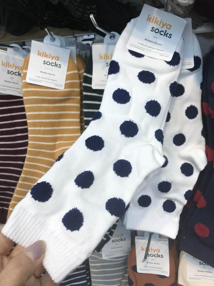 Unisex Men Women Dot Pattern Vivid Color Bulk Wholesale Socks