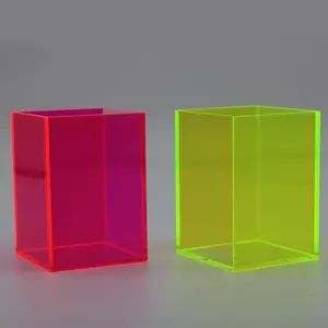 China Big Factory Good Price acrylic shoe storage box colored acrylic boxes