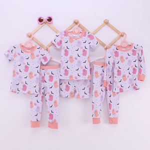 Pyjamas en bambou rayonne Spandex pour bambous, barboteuse avec fermeture éclair sur le devant, vêtements pour bébés - Product Image 1