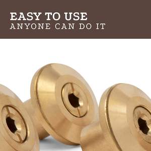 Anclaje de Seguridad para Cubierta de Piscina de Latón Swimcare, Rosca 9/16 x 12, Collarín de 1.50 OD, Resistente, para Piscinas Enterradas - Product Image 6