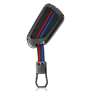Funda de Silicona y Aleación de Zinc para Llave de VW Volkswagen Golf 8, Seat <span class=keywords><strong>Leon</strong></span> 2021, <span class=keywords><strong>Cupra</strong></span> Formentor, Skoda A8 Octavia Mk8 - Product Image 3