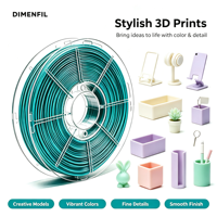 Filament 3D DIMENFIL PLA Pro 17,5 mm 1 kg avec texture stable pour l'impression de modèles de grande taille 200C
